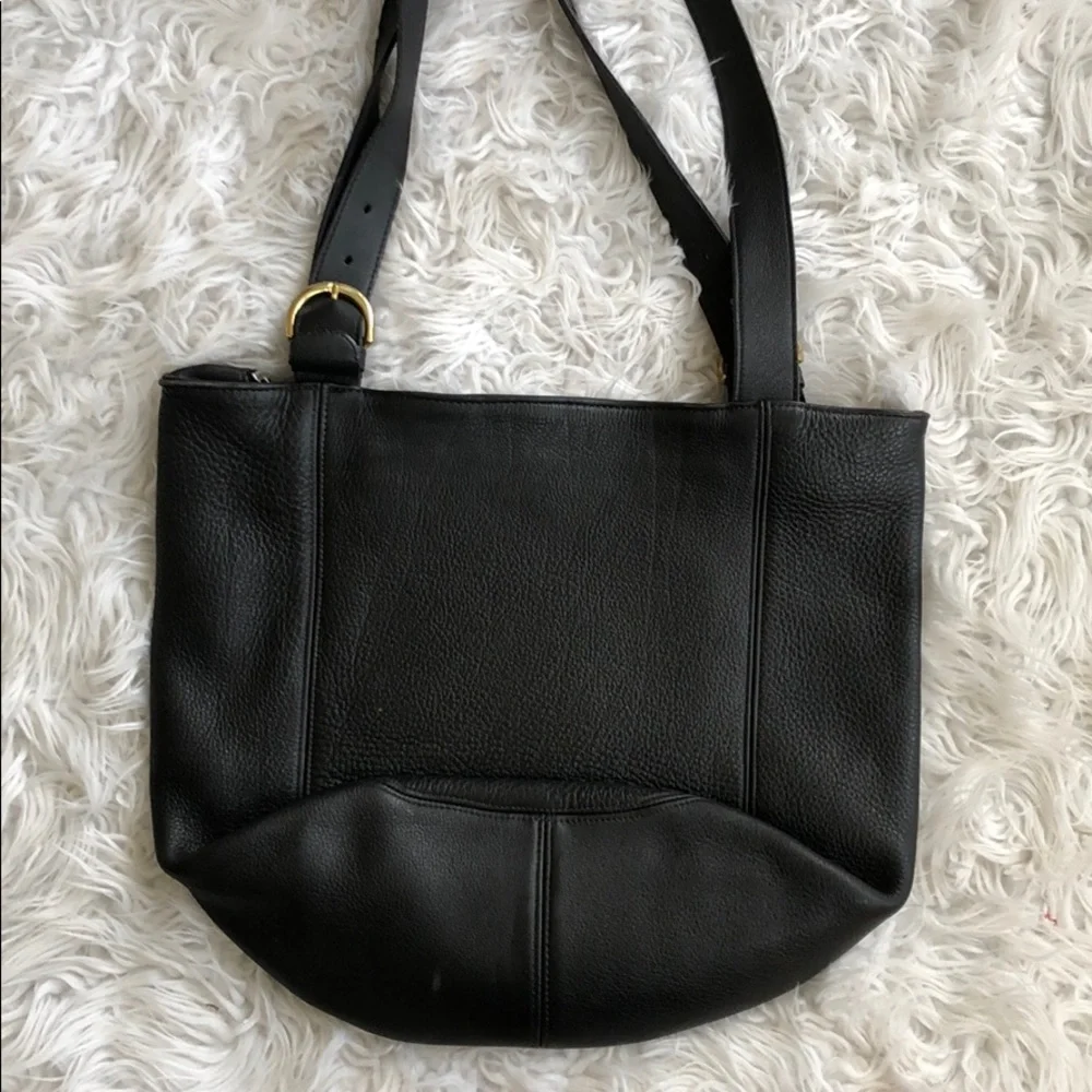 • M.London • Leather Large Black Handbag